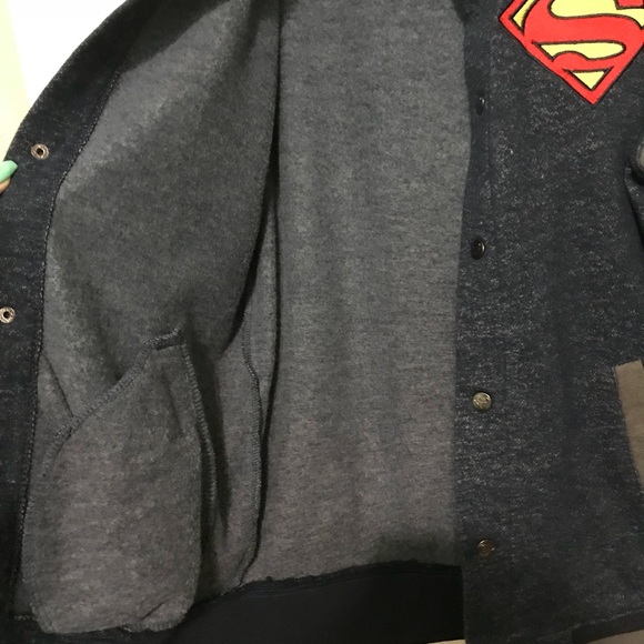 SOLD💥Men’s Superman Varsity Style Jacket - Picture 4 of 4